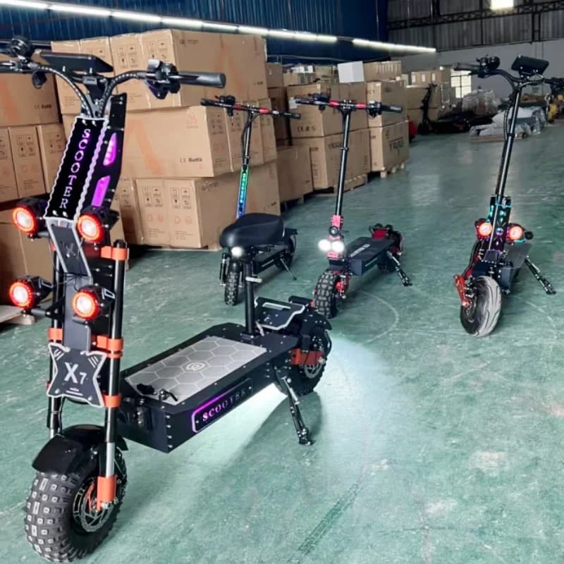X7 Dual Motor Off-road Electric Scooter – 3600Wh, 60V