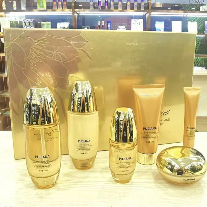 PUJIANA Luxury White Blood Cell Anti-Aging Skin Care Set
