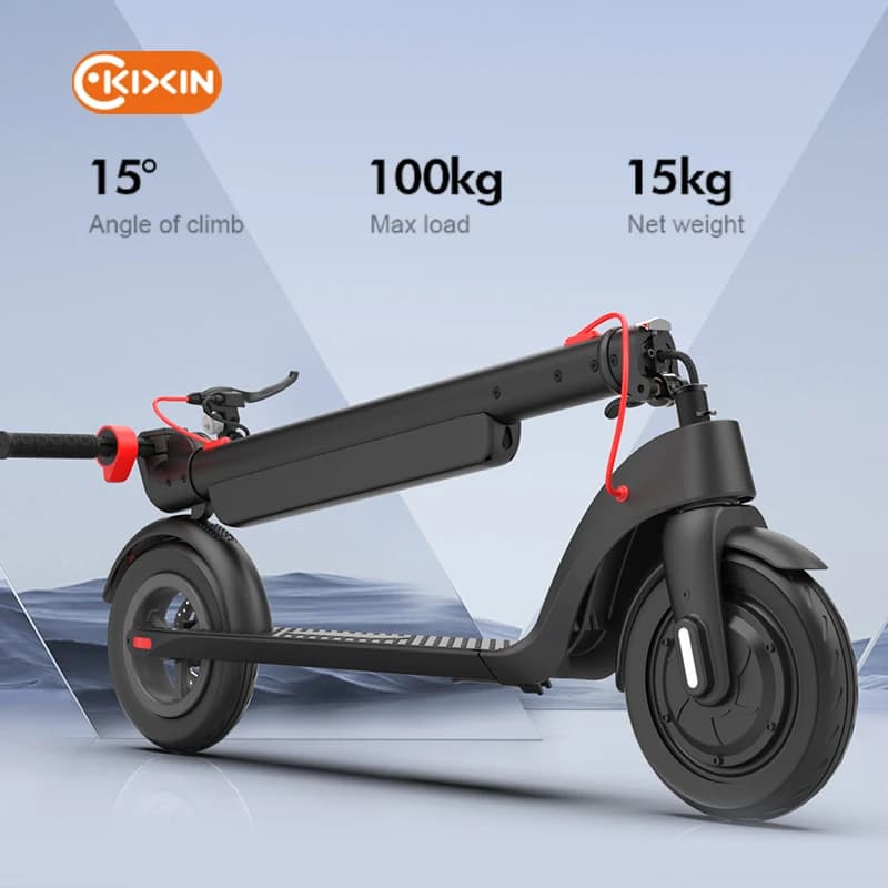 Patinete eléctrico KIXIN HX X8 – 250W, 45 km de autonomía, neumáticos de 10 pulgadas