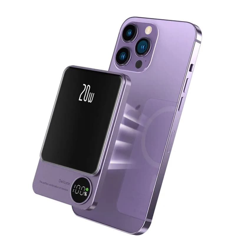 Q9 Mini Portable Magnetic Wireless Power Bank 5000mAh/10000mAh - Ultra Slim