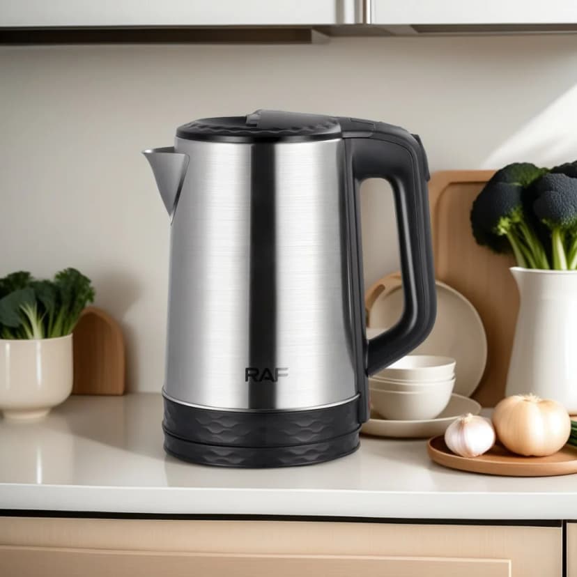 RAF 2.3L Electric Kettle - Fast Boiling, Stainless Steel, Auto Shut Off