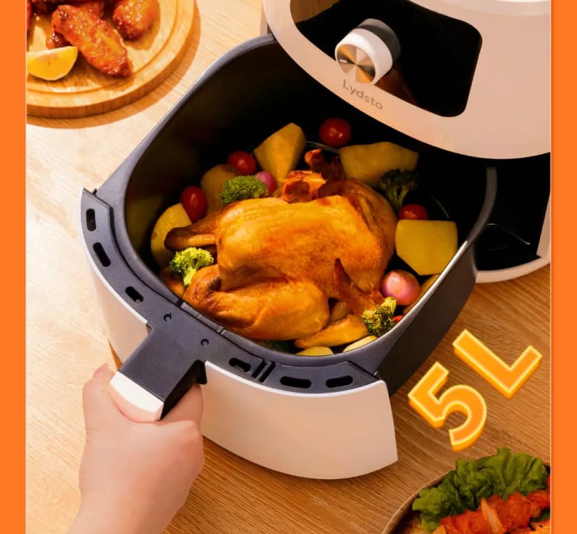 Lydsto 5L Smart Air Fryer - Digital Control, 1700W, App Integration