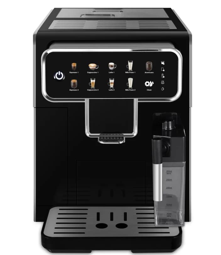 RON AM7203 Fully Automatic Espresso Machine with Grinder & Milk Frother