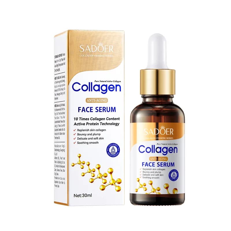 SADOER Gold Bone Collagen -kasvoseerumi – 30 ml ikääntymistä ehkäisevä kosteusvoide