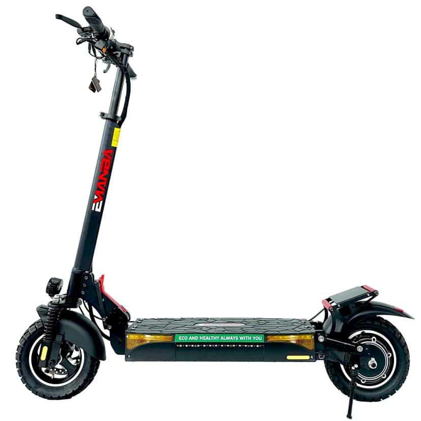 EMANBA 48V Off-Road Electric Scooter - Foldable, 10-Inch Tires, 35-45km Range