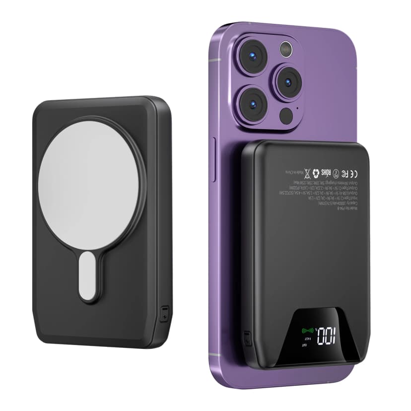 10000mAh Magnetic Wireless Power Bank with PD20W Fast Charging