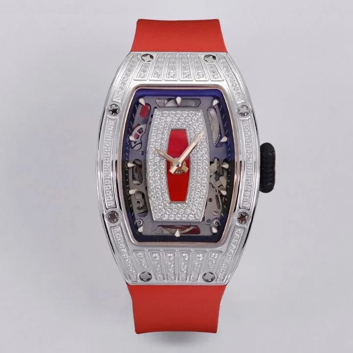 Reloj Automático de Lujo para Mujer con Detalles de Diamantes