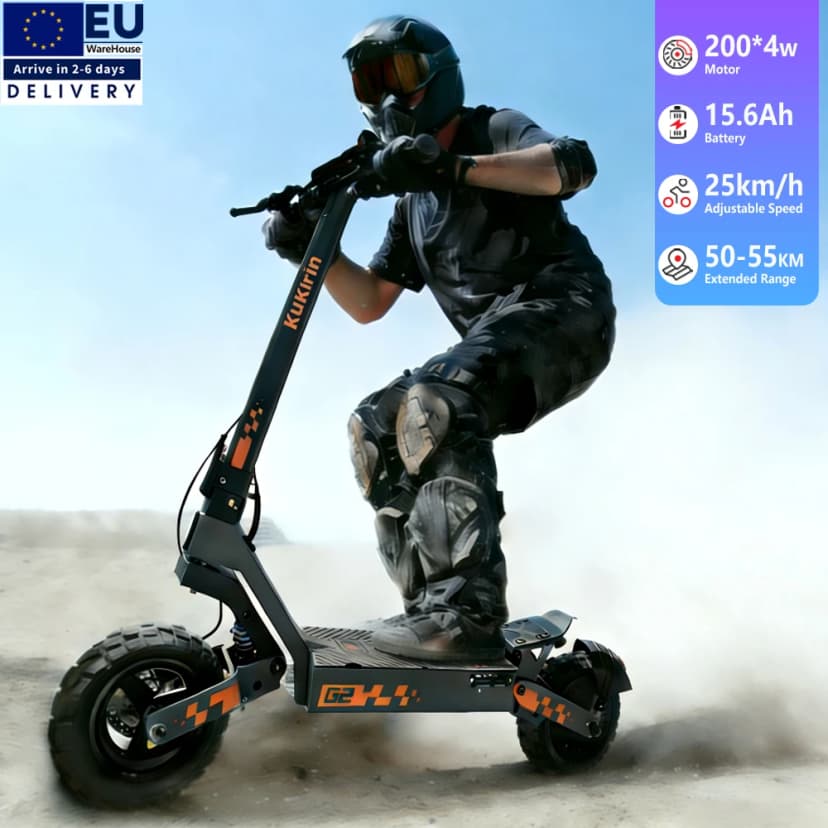 KuKirin G2 Off-Road El-løbehjul – 800W Motor, 15Ah Batteri