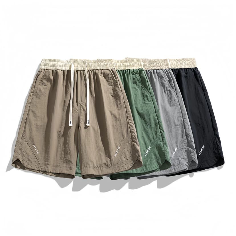 Trendige Herren-Nylon-Freizeit-Shorts – Schnelltrocknend und Bequem