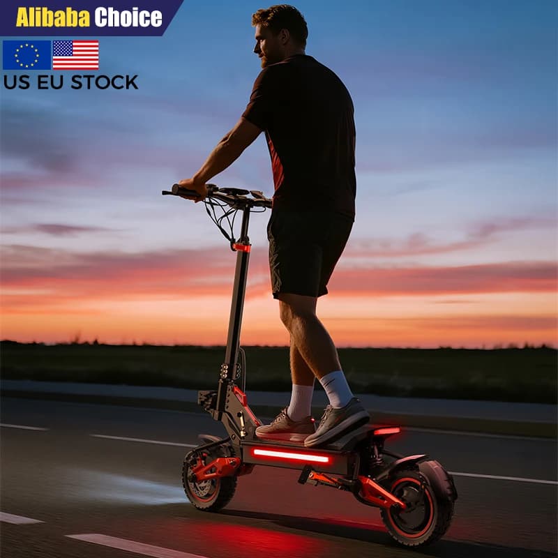 Freeboy elsparkcykel 48V 18Ah – Hopfällbar, 11-tums däck