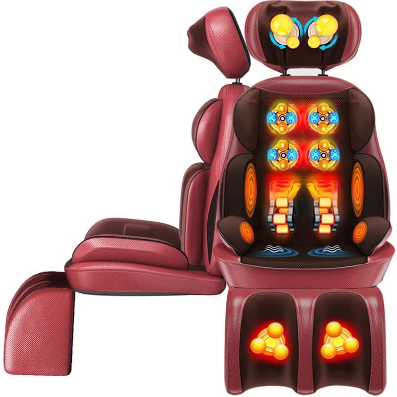 XC Elektrisches Shiatsu-Rückenmassagekissen – Tragbare Ganzkörpermassage